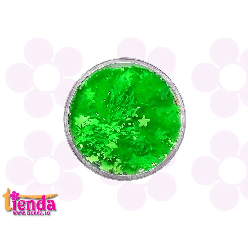PAIETE STELUȚE NEON GREEN PAIETE STELUȚE NEON GREEN