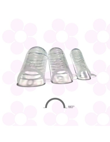 LIQUID TIPS ”C” SET 120 BUC 12 MĂRIMI REUTILIZABILE