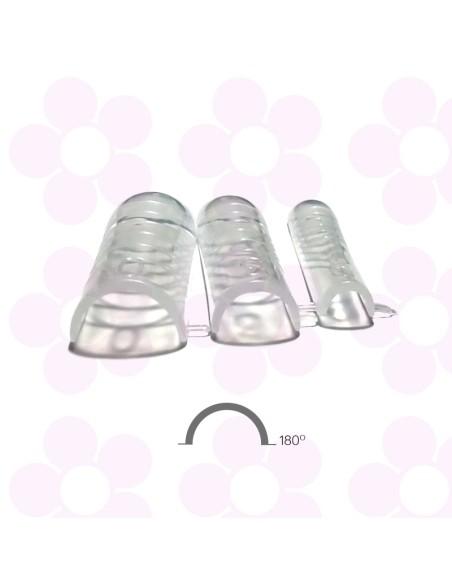 LIQUID TIPS ”C” SET 120 BUC 12 MĂRIMI REUTILIZABILE