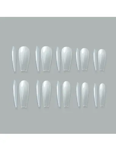 NAIL FORMS ”BALLERINA” SET 20 BUC 10 MĂRIMI REUTILIZABILE