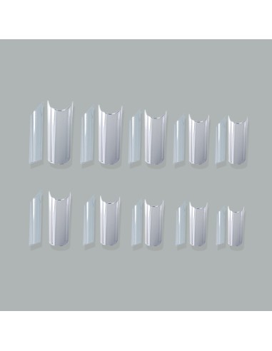 NAIL FORMS ”FULL FRENCH” SET 20 BUC 10 MĂRIMI REUTILIZABILE