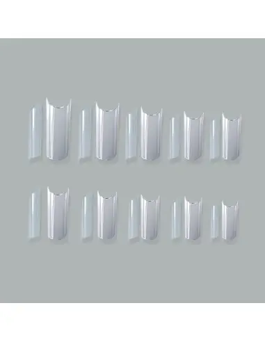 NAIL FORMS ”FULL FRENCH” SET 20 BUC 10 MĂRIMI REUTILIZABILE