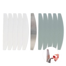 BAZĂ METALICĂ ȘI 10 BUFFERE SEMILUNĂ PENTRU LUCIU
