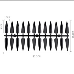 TIPSURI DE PREZENTARE STILETTO NATUR 24 BUC 2