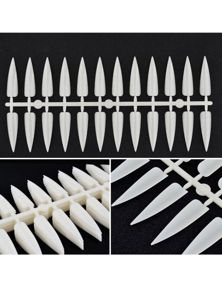 TIPSURI DE PREZENTARE STILETTO NATUR 24 BUC TIPSURI DE PREZENTARE STILETTO NATUR 24 BUC