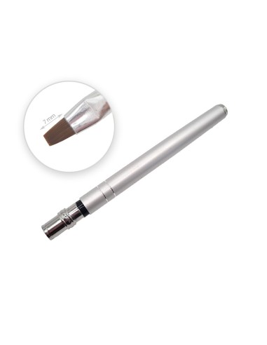 PENSULĂ GEL NR.6 ROȘU CU CAPAC METALIC 