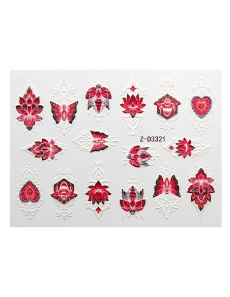 Tatuaj 3D Flori ZD3321 Tatuaj 3D Flori ZD3321