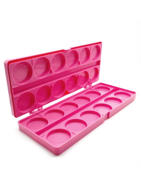 Paletar din plastic pentru acuarele