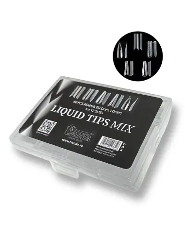 LIQUID TIPS MIX SET 120 BUC 12 MĂRIMI REUTILIZABILE