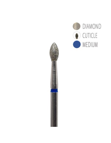 BIT DIAMANTAT - PICĂTURĂ ALBASTRU 2,4x5mm  BIT DIAMANTAT - PICĂTURĂ ALBASTRU 2,4x5mm