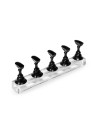 SUPORT TIPS PLASTIC PENTRU NAIL ART - BLACK