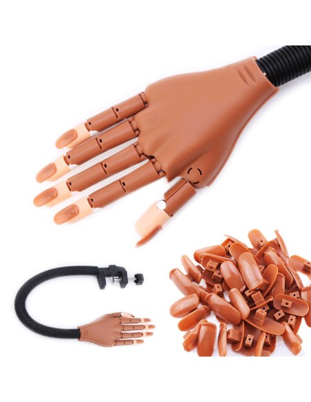 MÂNĂ PRACTICĂ CU DEGETE ARTICULATE ȘI SUPORT DE FIXARE