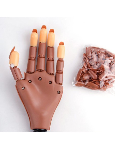 MÂNĂ PRACTICĂ CU DEGETE ARTICULATE ȘI SUPORT DE FIXARE