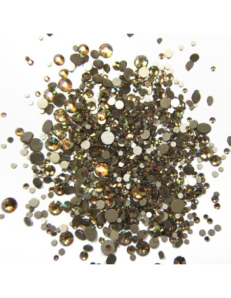 SET 1440 BUC. CRISTALE FAȚETATE VERNIL MARIME SS3-SS16