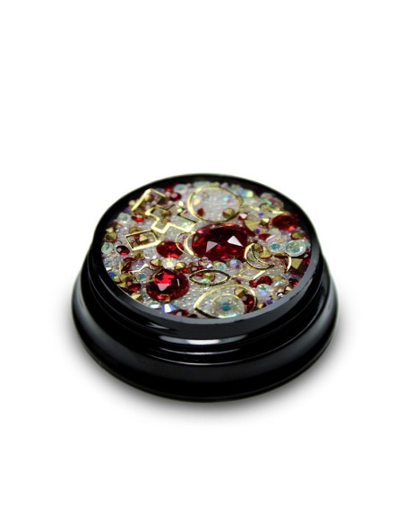 MIX CRISTALE FAȚETATE ROȘII SI ORNAMENTE UNGHII MIX CRISTALE FAȚETATE ROȘII SI ORNAMENTE UNGHII