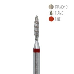 BIT DIAMANTAT - TORNADO - FLACARĂ ROȘU 1.8x8mm