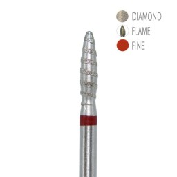 BIT DIAMANTAT - TORNADO - FLACARĂ ROȘU 2.5x9mm