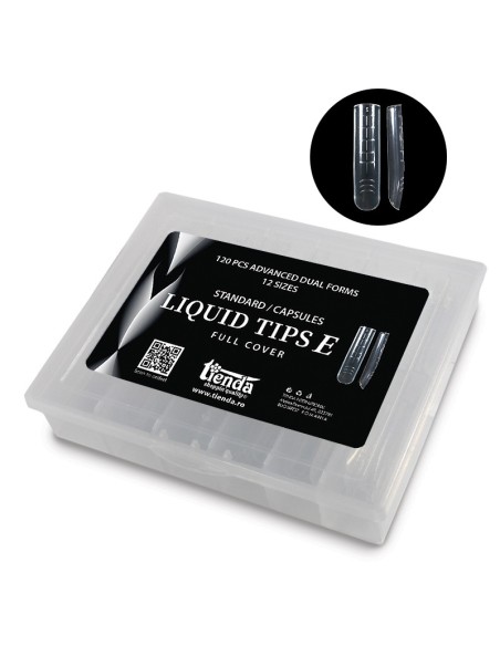 LIQUID TIPS E SET 120 BUC 12 MĂRIMI REUTILIZABILE