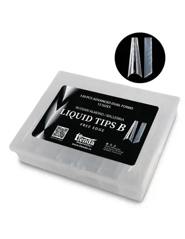 LIQUID TIPS B SET 120 BUC 12 MĂRIMI REUTILIZABILE