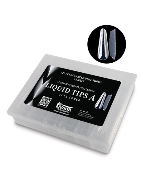 LIQUID TIPS A SET 120 BUC 12 MĂRIMI REUTILIZABILE