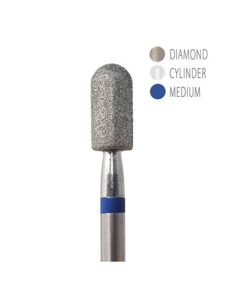 BIT DIAMANTAT - CILINDRU ROTUNJIT ALBASTRU 8,3x3,9mm BIT DIAMANTAT - CILINDRU ROTUNJIT ALBASTRU 8,3x3,9mm
