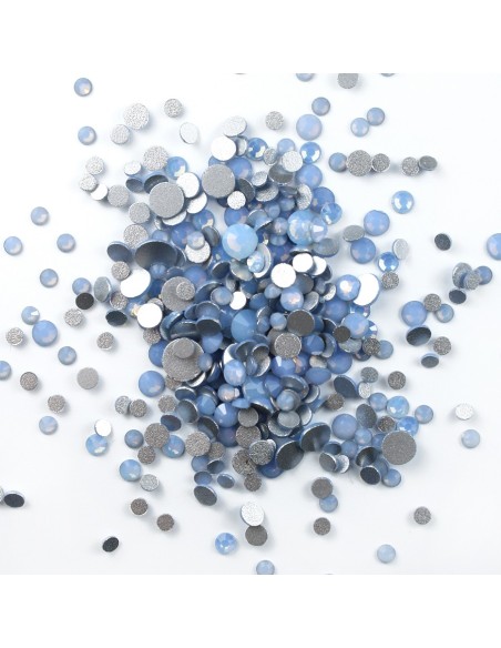 CRISTALE FAȚETATE BLUE OPAL CU REFLEXII CF25 CRISTALE FAȚETATE BLUE OPAL CU REFLEXII CF25