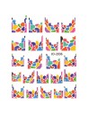 Abțibild Model Abstract JO-2036
