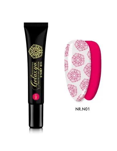 GELAXYO STAMP GEL N01 RED NEON