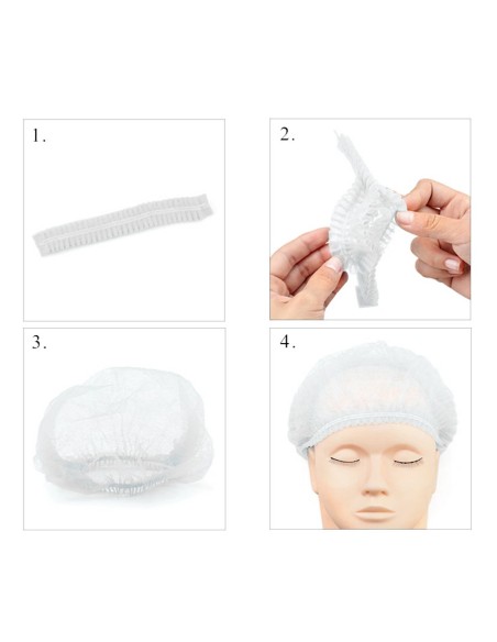 BONETE DE UNICĂ FOLOSINȚĂ - 10 buc