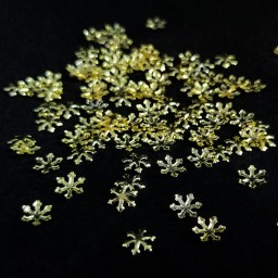 ORNAMENTE 3D AURII FULG DE NEA