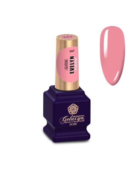 Oja Semipermanenta Gel Polish Roz Gelaxyo Evelyn 267 - 7 ml