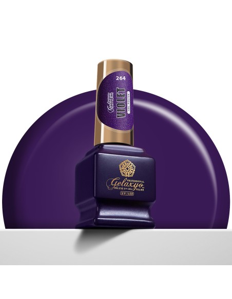 Oja Semipermanenta Gel Polish Violet Gelaxyo Violet 264 - 7 ml