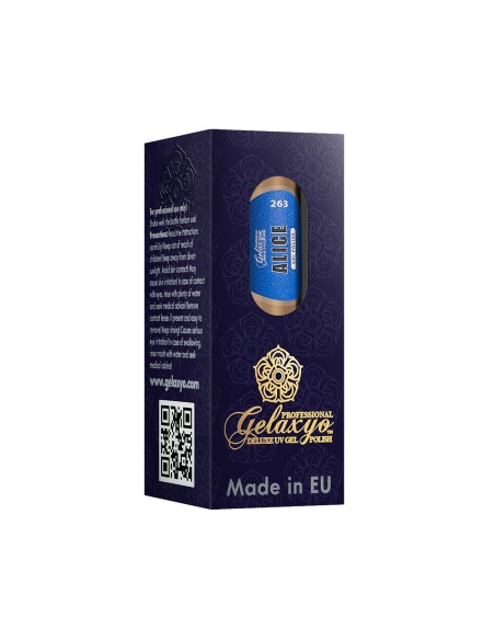 Oja Semipermanenta Gel Polish Albastra Gelaxyo Alice 263 - 7 ml