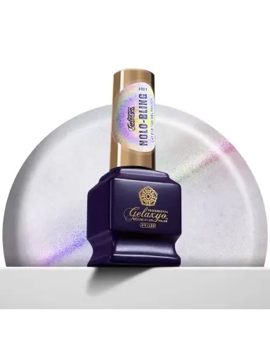 Oja Semipermanenta Gel Polish Gri Gelaxyo Cat-Eye Holo-Bling - 7 ml