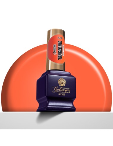 Oja Semipermanenta Gel Polish Portocalie Gelaxyo Tangerine 124 - 7 ml