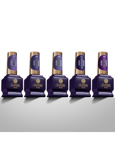 PACHET CAROLINE COLLECTION GEL POLISH GELAXYO 5 X 7ml