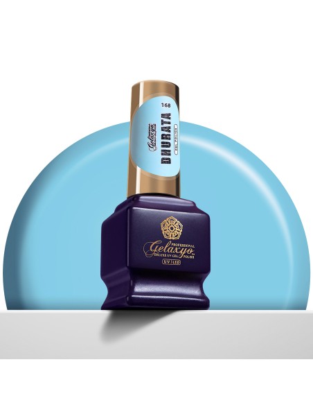 Oja Semipermanenta Gel Polish Albastra Gelaxyo Dhurata 168 - 7 ml