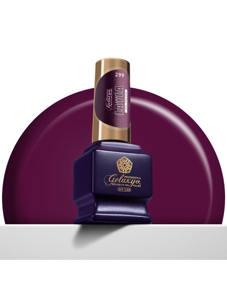 Oja Semipermanenta Gel Polish Violet Gelaxyo Layla 299 - 7 ml