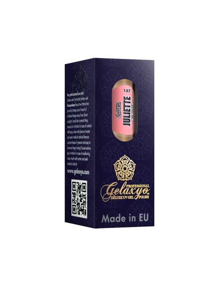 Oja Semipermanenta Gel Polish Roz Gelaxyo Juliette 187 - 7 ml