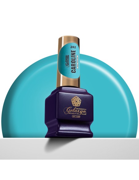 Oja Semipermanenta Gel Polish Albastra Gelaxyo Caroline 202 - 7 ml