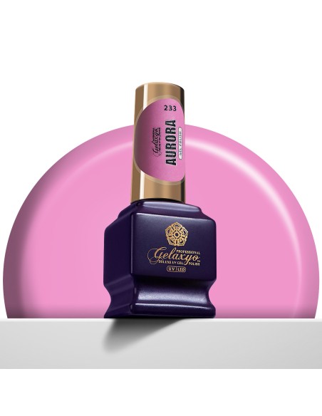 Oja Semipermanenta Gel Polish Roz Gelaxyo Aurora 233 - 7 ml