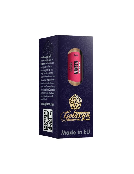 Oja Semipermanenta Gel Polish Rosie Gelaxyo Nikita 242 - 7 ml