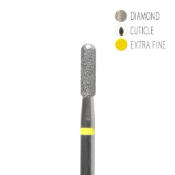 BIT DIAMANTAT - CILINDRU ROTUNJIT GALBEN 2,5x8mm
