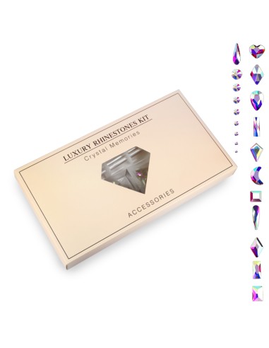 CASETĂ CRISTALE FAȚETATE CU REFLEXII MULTICOLORE