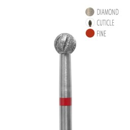 BIT DIAMANTAT CU CANALE DE RĂCIRE - SFERĂ ROȘU 4,0mm
