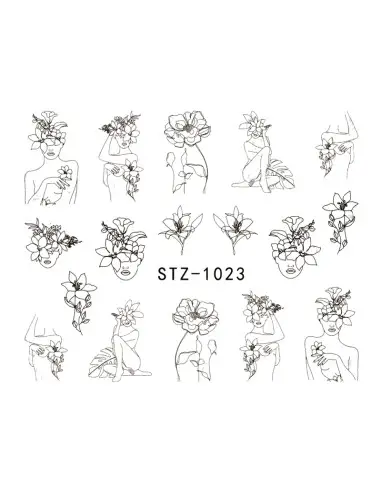 Tatuaj abstract STZ-1023