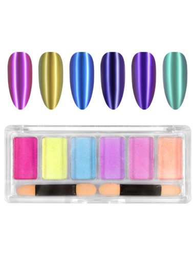 Pigment solid Mirror Set 6 culori PSM6-03