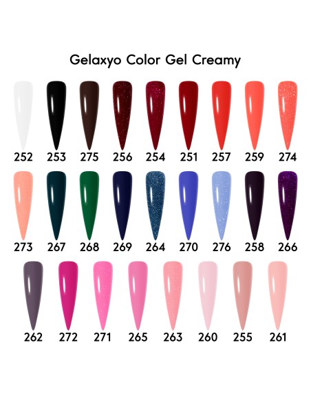 Gel Color Gelaxyo Creamy 262