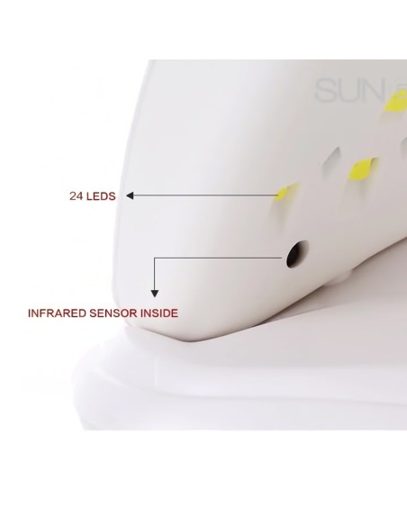 LAMPA SUN5 DUAL LIGHT 365 + 405 nm 48W PINK