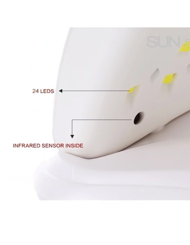 LAMPA SUN5 DUAL LIGHT 365 + 405 nm 48W WHITE